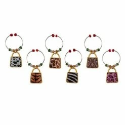 Avanti - Wine Charms Set Safari 6pce