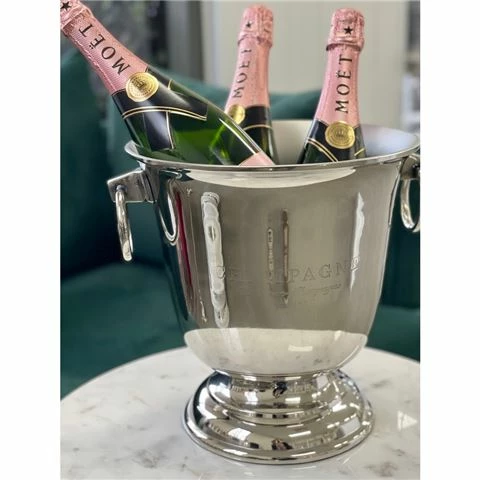 Flair Decor - Champagne Bucket Footed Nickle 25x27cm 1 Flair Decor - Champagne Bucket Footed Nickle 25x27cm