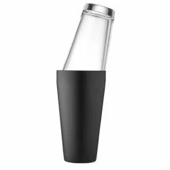 Tempa - Aurora Boston Matte Black Cocktail Shaker