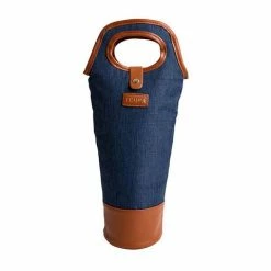 Tempa - Avery Navy Insulated Single Wine Bag