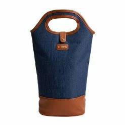 Tempa - Avery Navy Insulated Double Wine Bag