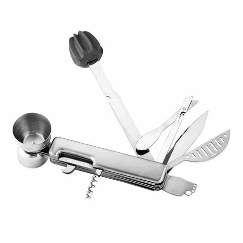 Tempa - Mixologist Silver Multitool 1 Tempa - Mixologist Silver Multitool