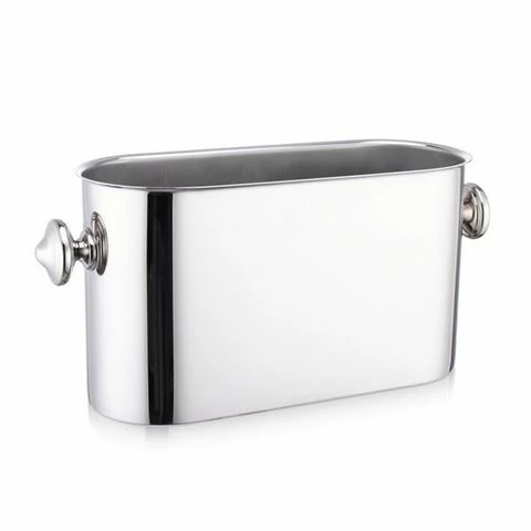 Whitehill - Stainless Steel Oval Champagne Bucket 40cm 1 Whitehill - Stainless Steel Oval Champagne Bucket 40cm