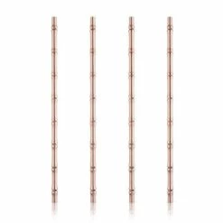 Viski - Bamboo Copper Straws