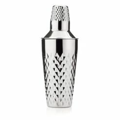 Viski - Stainless Steel Faceted Cocktail Shaker