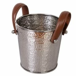 Flair Decor - Hammer Bucket With Leather Handles
