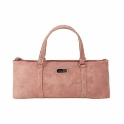 Sachi - Insulated Wine Purse Faux Leather Blush