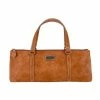 Sachi - Insulated Wine Purse Faux Leather Tan