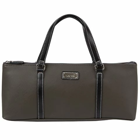 Sachi - Insulated Wine Purse Charcoal 1 Sachi - Insulated Wine Purse Charcoal