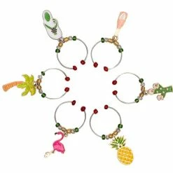 Avanti - Wine Charms Set Tropical 6pce
