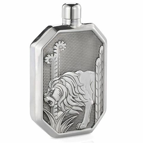 Royal Selangor - Savannah Lion Hip Flask 1 Royal Selangor - Savannah Lion Hip Flask