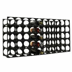 Stakrax - Modular Wine Storage Kit 50 Bottle Black