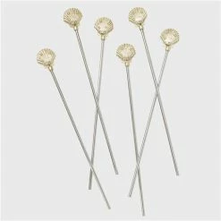 Joanna Buchanan - Shell Swizzle Sticks Set 6pce