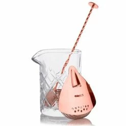 Uber Bar Tools - Copper Stir, Mix & Strain Set 3pce