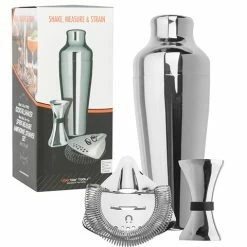 Uber Bar Tools - S/ Steel Measure & Strain Set 3pce