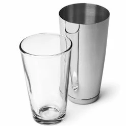 Uber Bar Tools - Stainless Steel Boston Tin & Glass Set 2pce