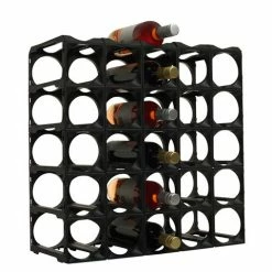 Stakrax - Modular Wine Storage Kit 30 Bottle Black