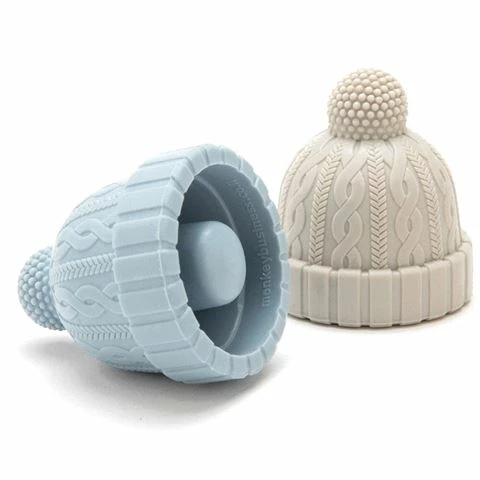 Monkey Business - Beanie Bottle Stopper Blue/Grey 1 Monkey Business - Beanie Bottle Stopper Blue/Grey