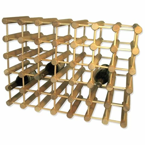 JK Adams - 40 Bottle Wine Rack Natural 1 JK Adams - 40 Bottle Wine Rack Natural