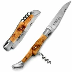 Laguiole - En Aubrac Folding Knife With Corkscrew Juniper