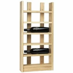 Traditional Wine Rack Co. - Scallop Six-Bottle Wine Rack